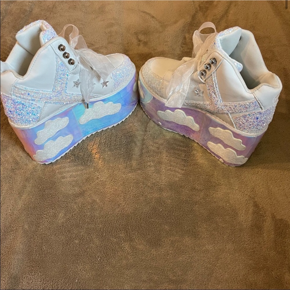YRU Qozmo Sky Sky Cloud Platform Sneakers Shoes 6 - Picture 6 of 13
